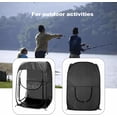 thumbnail image 3 of Pop Up Pod 1 Person, Portable Instant Outdoor Pod Shelter for Camping & Sports, Blocks Wind Rain Sun, Quick Assembly (39x39x59 Inches), 3 of 6