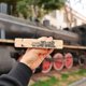 thumbnail image 5 of Juego Musical Silbato de Tren de Madera Fartime 2 Piezas 19 cm, 5 of 6