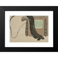 thumbnail image 2 of Kamisaka Sekka 18x13 Black Modern Framed Museum Art Print Titled - Plum by the Eaves (Nokiba No Ume) (1909-1910), 2 of 5