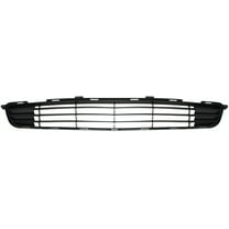 Bumper Grille Compatible With 2009-2010 Toyota Corolla Front Textured Black