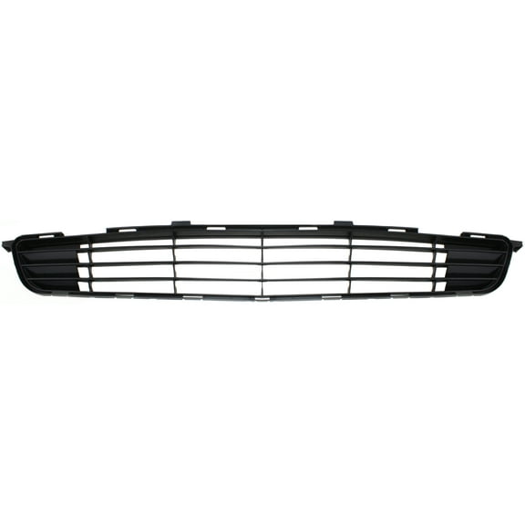 Bumper Grille Compatible With 2009-2010 Toyota Corolla Front Textured Black