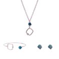 thumbnail image 1 of 1 Juego De Aretes Collar De Pendiente De Aleación De Zinc Sunnimix pulseras, 1 of 8