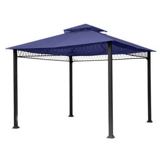 Garden Winds Replacement Canopy Top Cover for the Sunjoy Havenbury Gazebo - True Navy