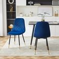 thumbnail image 3 of NORDICANA Armless Dining Chair Set of 4,Modern Living Room Chair High Back Side Chair Armless Space Saving Accent Chair with Durable Metal Legs for Kitchen,Home,Office, 3 of 7