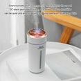 thumbnail image 4 of Ounissouiy Humidificador 300ml Humidificación Difusor de aire de escritorio Portable Mister Hotel Recargable Mist Maker con luz nocturna Blanco Type2 NO2 Ounissouiy HA064165-01, 4 of 6