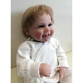 thumbnail image 2 of Reborn Baby Dolls - 20" Boy Cloth Body Realistic Baby Doll Lovely Awake Real Life Baby Dolls with Gift Box for Kids Age 3+ Collectors, 2 of 6