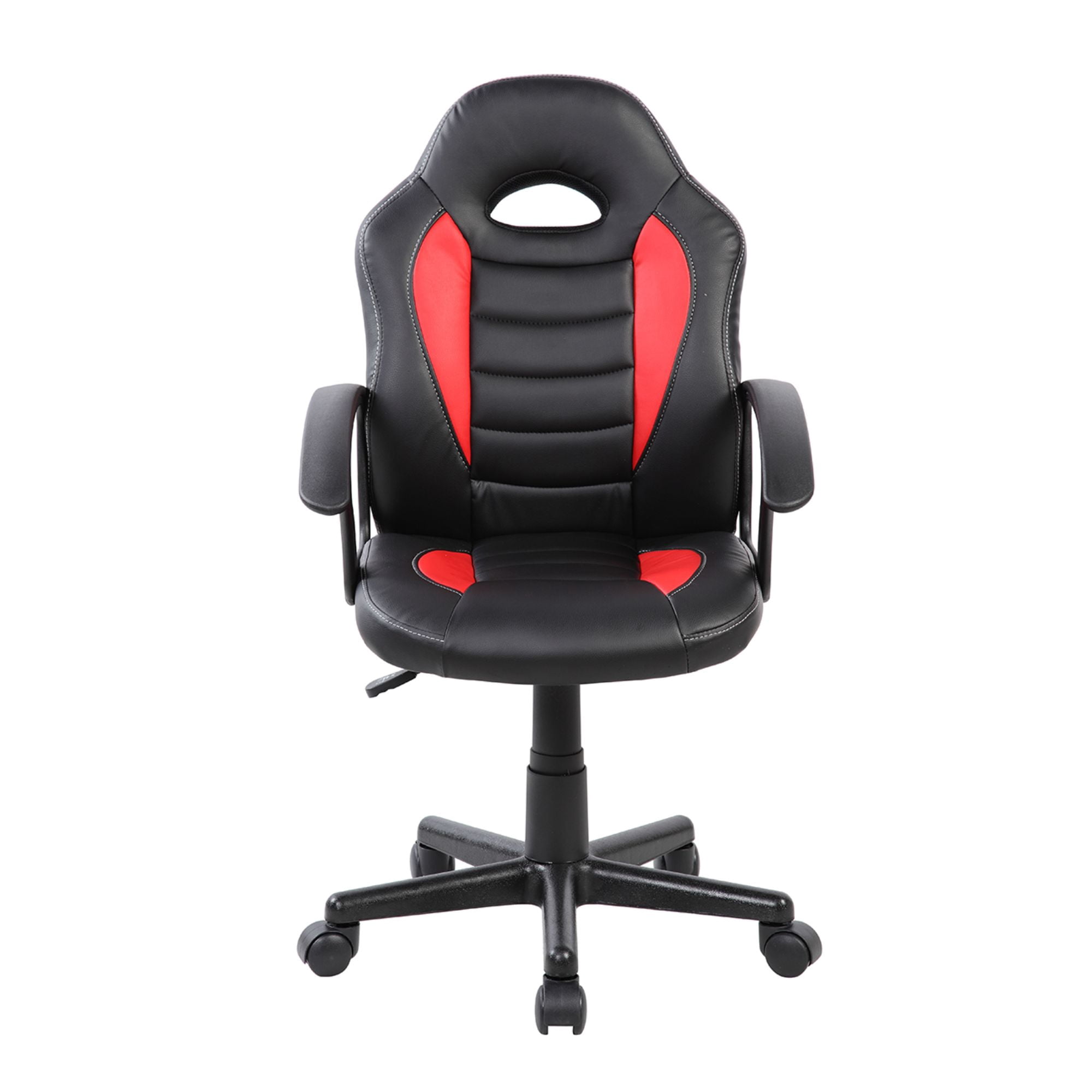 Techni Mobili Kid's Gaming and Student Racer Chair, Rolling, Red, RTA-KS40-RED