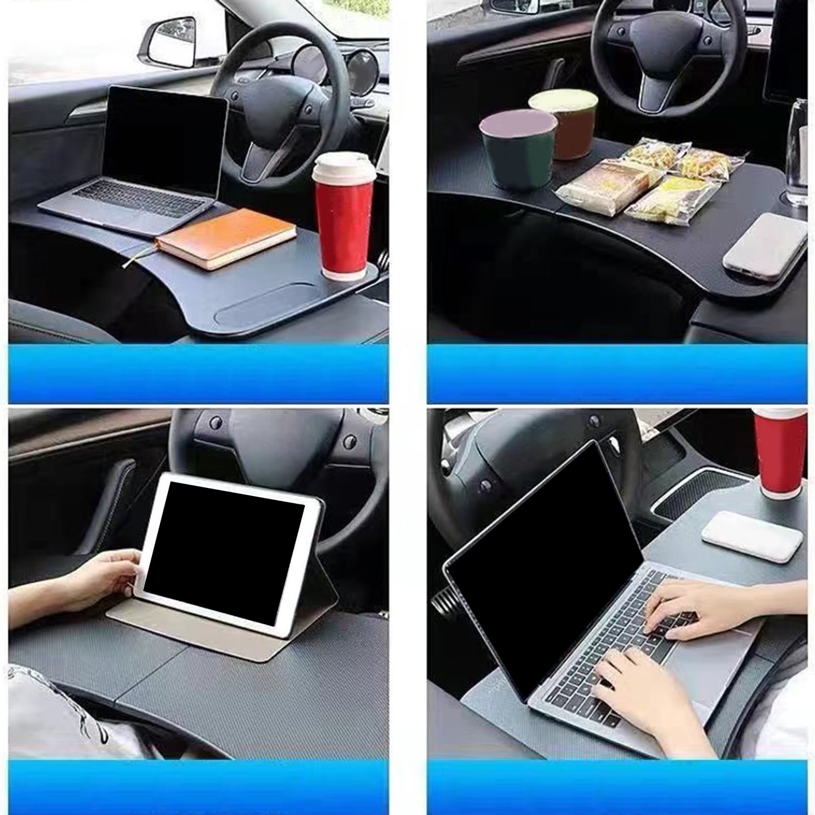 Zeiwohndc Eating Table Tray for Cell Phone Pad Lunch Tray Fits Car Y Car 3 for Driver