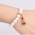 thumbnail image 4 of Pearl Charm Bracelet for Women and Girls in a Beautiful Design With Tension Mount, 4 of 28