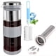 thumbnail image 1 of Cafetera de Infusión en Frío, Jarra de Vidrio con Filtro de Acero Inoxidable de 800 Ml y Cepillo para Tazas, Jarra de Infusión en Frío para Té de Frutas, 1 of 9