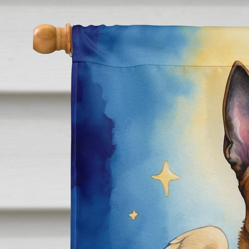 Belgian Malinois My Angel House Flag 28 in x 40 in