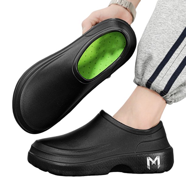 Sacios cómodos para hombres Chef Zapatos sin deslizamiento la (41-42)