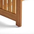 thumbnail image 6 of Maryann 8 Piece Outdoor Rectangular Wood Sofa Conversation Set, Brown, 6 of 10
