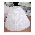 thumbnail image 4 of Enagua De Crinolina De Hueso De Vestido De Bola De Boda De 6 Aros SM SunniMix Balón vestido de boda de hueso crinolina enagua 6 del aro, 4 of 8