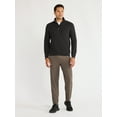 thumbnail image 2 of Athletic Works Men's and Big Men's Waffle Quarter Zip Pullover, Sizes S-3XL, 2 of 5