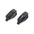 thumbnail image 4 of Holder Clip Sun Visor Glasses Sunglasses Card Ticket 2Pcs Black Plastic Car Auto, 4 of 4