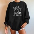 thumbnail image 4 of Fesfesfes Women Flannel Shirt Winter Sexy Round Neck Long Sleeve Tops Christmas Printed Regular Hoodies Sweatshirt Blouse Sale Clearance, 4 of 8