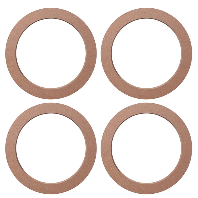 Miangastore 2 Paires d'Espacements pour Haut-Parleurs de Voiture Forme Ronde Réduisant les Vibrations pour Projets DIY