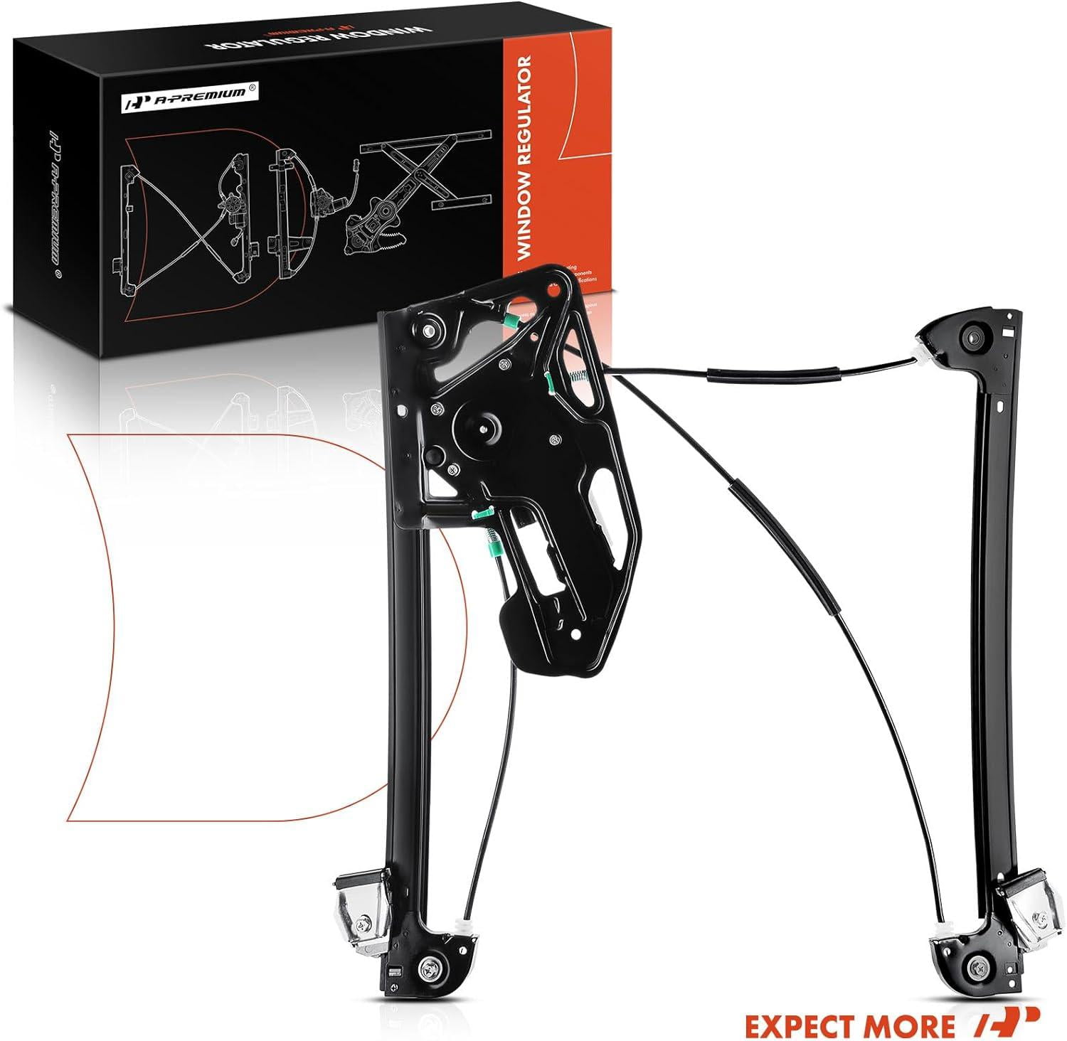 Front Right Window Regulator For 95-01 BMW 740iL 740i 750iL RK83W8