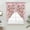 pink, variant on Spring Floral Swag Curtains for Kitchen/Bedroom/Living Room, Retro Pink Orchid Flowers Leaves Botanical Scalloped Curtains 63 Inch Long, Window Swag Topper Curtains Valances 2 Panels Set 36"x63"