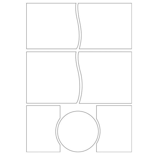 My Story Create Your Own Comic or Graphic Novel. Blank Templates for