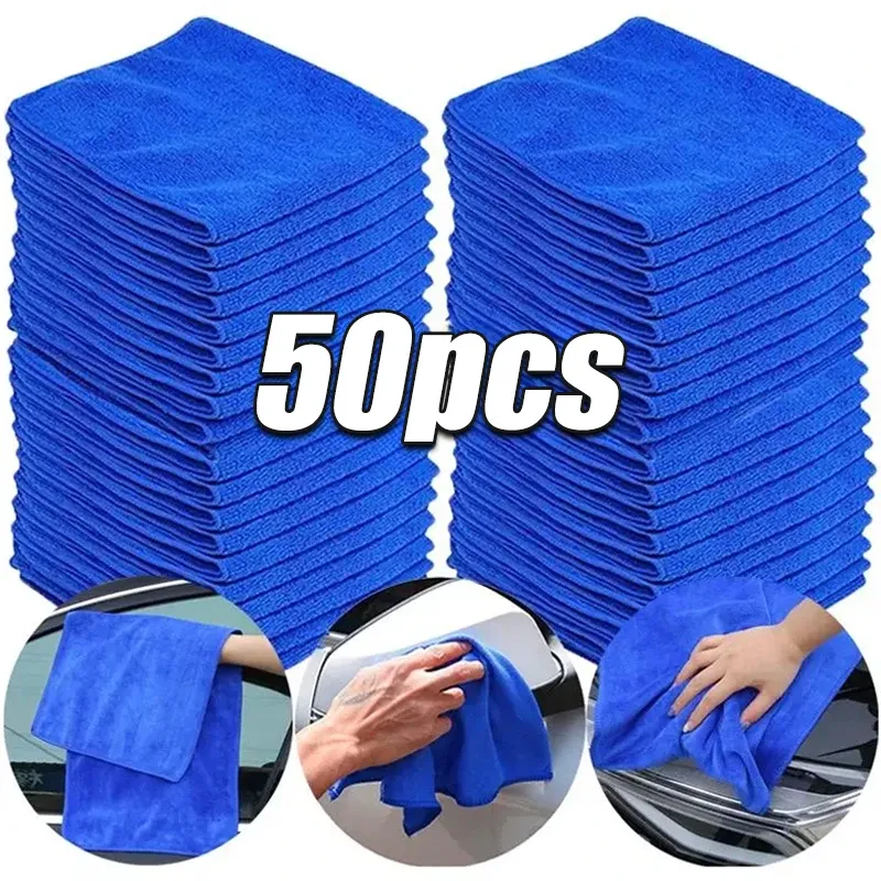 Microfiber towels for home cleaning, car drying and washing cloth, polishing cloth for car details,Home cleaning tools 10 pieces