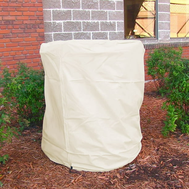 Sunnydaze Heavy Duty Outdoor Water Fountain Cover, Beige, 38 inch