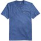 thumbnail image 1 of INC Mens Dean Split-Neck Embellecido playera, azul, grande I-N-C Camiseta adornada, 1 of 1