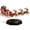 C, variant on Lypsnake Floating Santa Sleigh,Magnetic Levitation Santa's Flying Sleigh Ornament,Flying Santa Claus with 2 Reindee,LED Light Christmas Tabletop Decor for Home Display