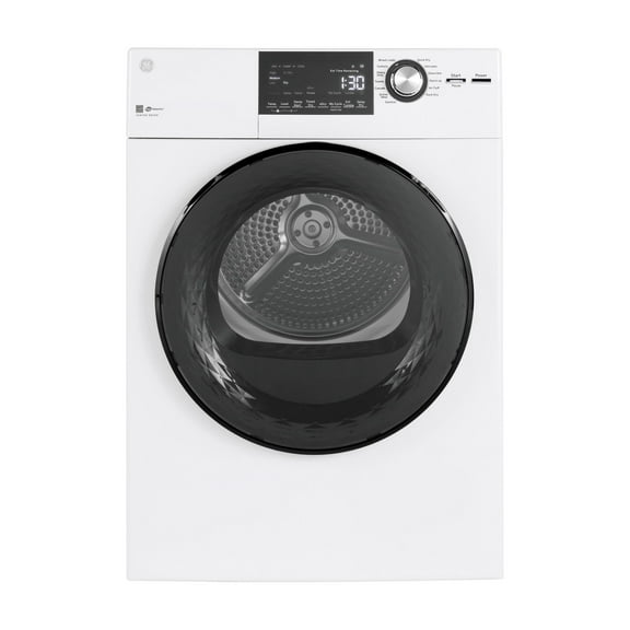 Ge Gfd14es 24" Wide 4.3 Cu Ft. Energy Star Rated Electric Dryer - White