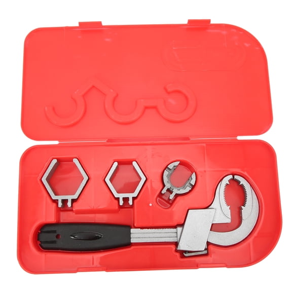 Llave de plomería para baño, llave de fregadero multifuncional, llave de fregadero ajustable de gran apertura, llave de fregadero ajustable, diseño exquisito NikouMX herramienta