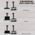 thumbnail image 4 of VIVO Black Universal Ceiling Extending Projector Tray, Height Adjustable, 4 of 4
