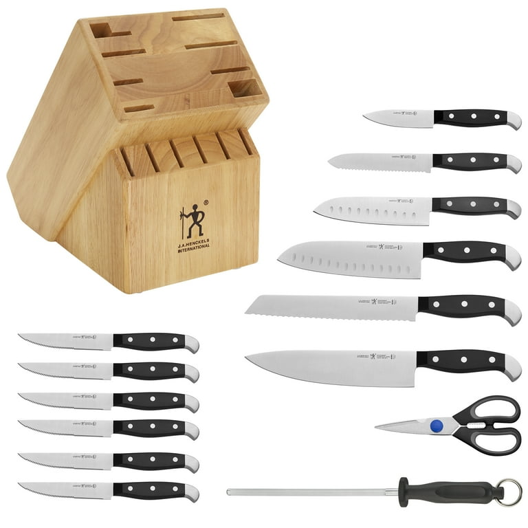 ZWILLING Henckels 15-Piece Knife Block Set with Steak Knives