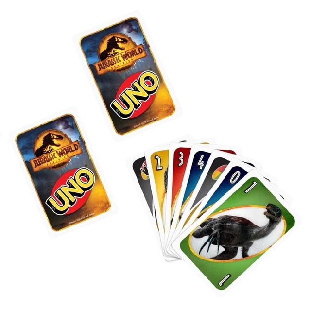 Juego de Mesa MATTEL UNO Jurassic World Dominion