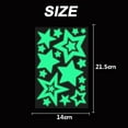 thumbnail image 2 of hojas de pegatinas de estrellas que brillan en la oscuridad, brillantes y duraderas, pegatinas luminosas para techo y pared, estrellas que brillan en la oscuridad para el techo, fantásticas, 2 of 5