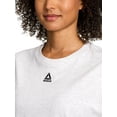 thumbnail image 4 of Reebok Women's Embroidered Essence Short Sleeve Tee, Sizes XS - XXXL, 4 of 5