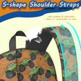 thumbnail image 5 of Monster Cartoon Truck Brown Pattern 17" Waterproof Oxford School Backpacks for Teens, S-Shape Padded Straps, for School, Travel, Hiking, Camping, 5 of 5