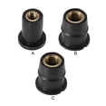 thumbnail image 4 of thinsony 10pcs Screw Nuts Rubber Motorcycle Windscreen Nuts Shock-proof Motorbike Well Fasteners, M6, 4 of 7
