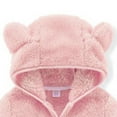 thumbnail image 4 of Zshosam Boys Fleece Zip Up Jacket Toddler Kids Polar Fleece Jacket, Thickened Full-Zip Long Sleeve Warm Coats Outwear for Baby Boys Girls Autumn Spring Winter Size 5T 6T,(Pink 5-6 Years), 4 of 6