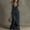 01 Navy, variant on Women's Spring Deep V Neck Ruffle Irregular Hem Solid Sleeveless Loose Beach Party Maxi Dress