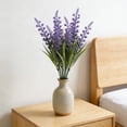 thumbnail image 5 of TONGYIJIA Artificial Lavenders, 5 Branch Faux Flower, Wheat Ear Bouquet, Rustic Farmhouse Greenery, for Wedding Photography, Vase Filler, Home Table Decor, 5 of 6