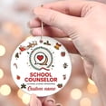 thumbnail image 3 of School Counselor Ornament – Holiday Ornament Gift with Custom Text for Family, Friends, Colleagues, Christmas 2025 Tree Keepsake, 3 of 5