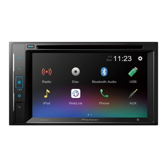 Autoestéreo Pioneer con Pantalla AVH-A245BT Negro