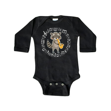 

Inktastic Saxophone Gifts for Girls Gift Baby Boy or Baby Girl Long Sleeve Bodysuit