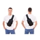 thumbnail image 3 of Bolso bandolera Rcrirth antirrobo de piel sintética para hombre, 3 of 7