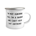 thumbnail image 2 of Cute Barber 12oz Camper Mug, I'm Not Ignoring You. I'm a Barber and Can't!, Present For Coworkers, Fun Gifts From Team Leader, Jobspecific gifts, Gifts for people in the medical field, 2 of 2