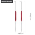 thumbnail image 4 of Miangastore Crochet Hook Set Aluminium Alloy Silver 2 Sets, 4 of 8