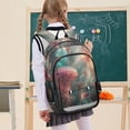 thumbnail image 7 of FORMRS Unisex School Backpack 17" Student Travel Bag with Laptop Compartment, Psychedelic Forest, 7 of 7