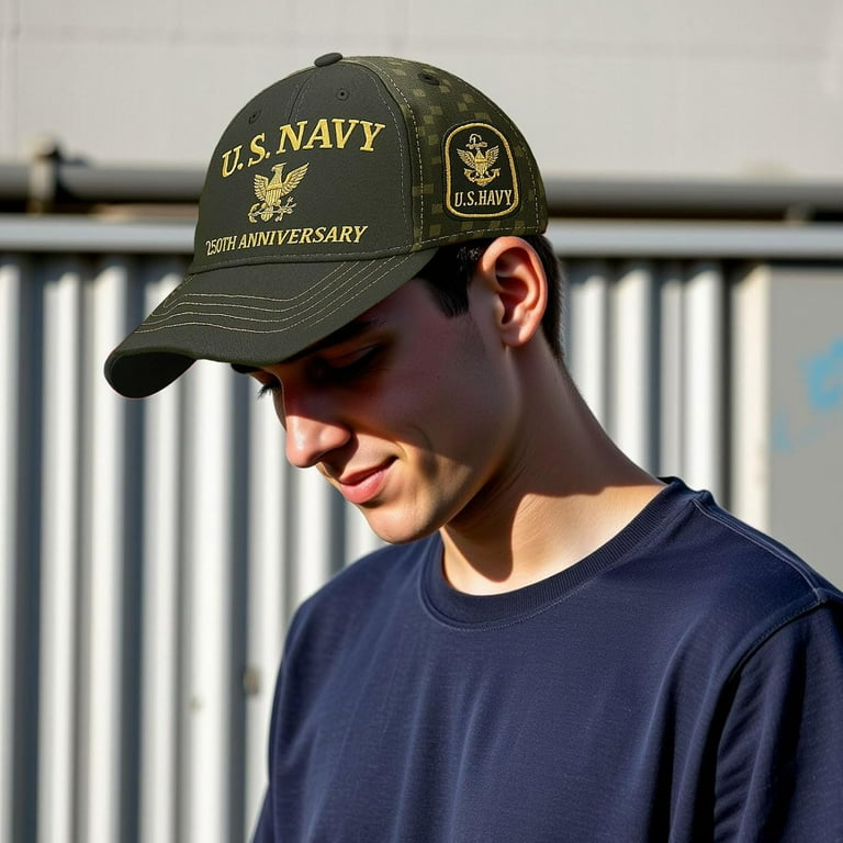 Officially Licensed US Army Veteran Baseball Cap - Embroidered, Structured, Adjustable
