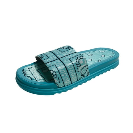 

dmqupv Outdoor Women s Indoor Slippers Fashion Breathable Leisure Casual Shoes Women s Womens Slippers Booties Green 9